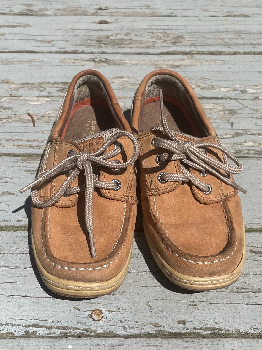 BOYS' SPERRY BOAT SHOES SIZE 1